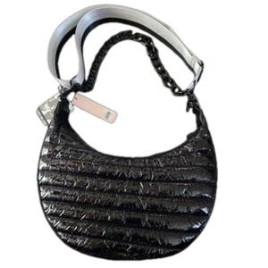 BCBGeneration Black Quilted 2 in 1 Crossbody / Shoulder Bag